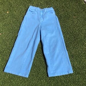 Light Blue Wide-Leg Pants